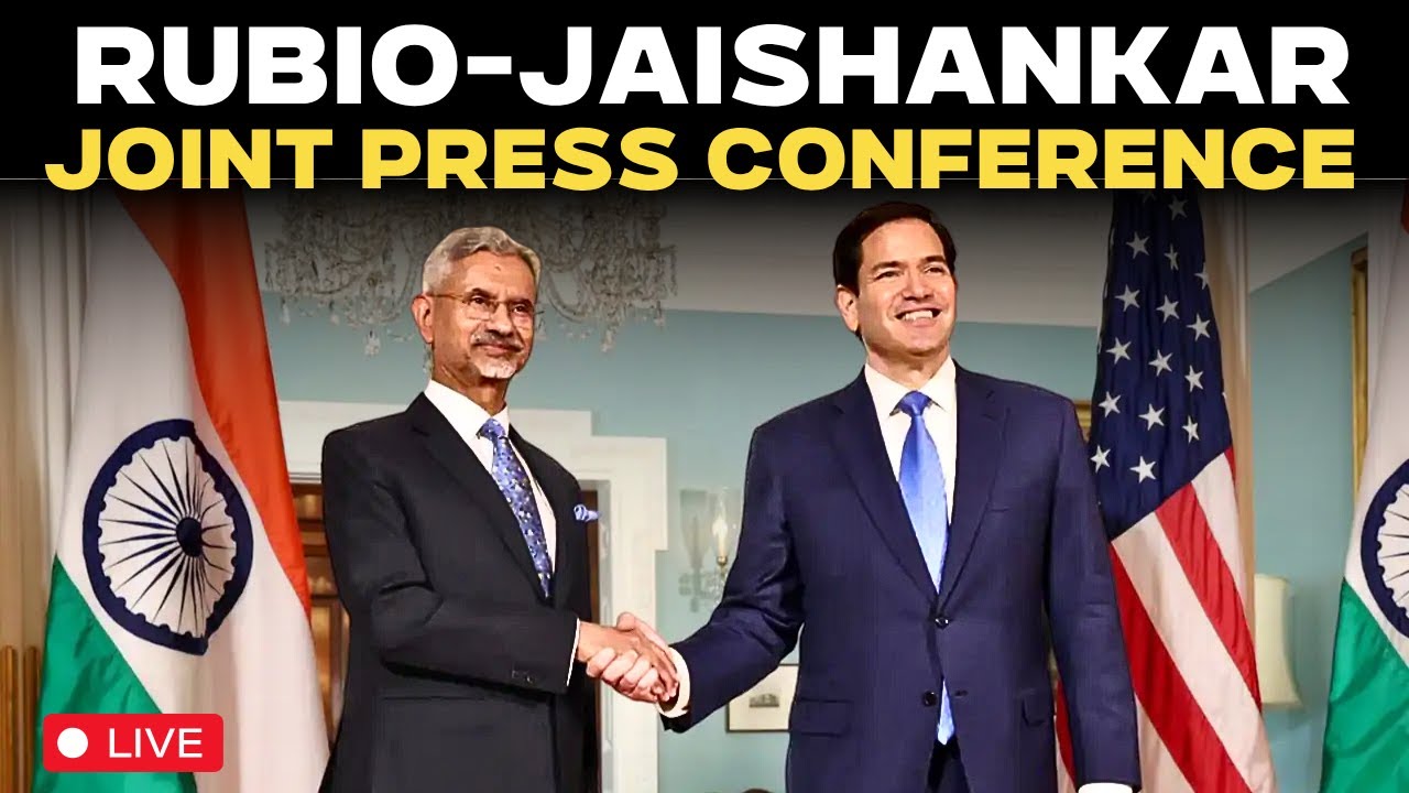 LIVE: Marco Rubio, EAM Jaishankar joint News conference I India- US Talks I Trade I Defence
