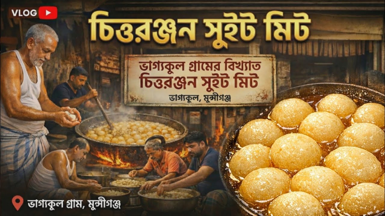 মুন্সিগঞ্জের ভাগ্যকূল গ্রামের ঐতিহ্যবাহী ছানা থেকে মিষ্টি তৈরির প্রক্রিয়া।।চিত্তরঞ্জন সুইটসের গল্প।