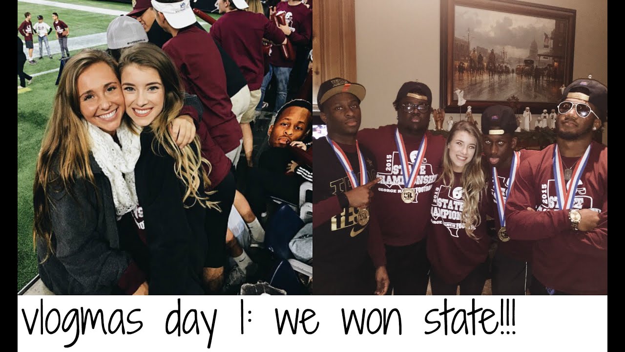 VLOGMAS DAY 1: WE WON STATE!!! | Keaton Milburn