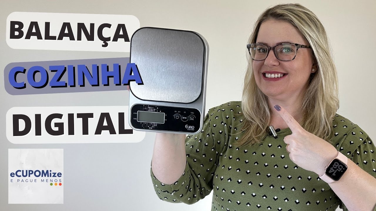 CONHE&Ccedil;A E APRENDA A UTILIZAR BALAN&Ccedil;A DE COZINHA DIGITAL