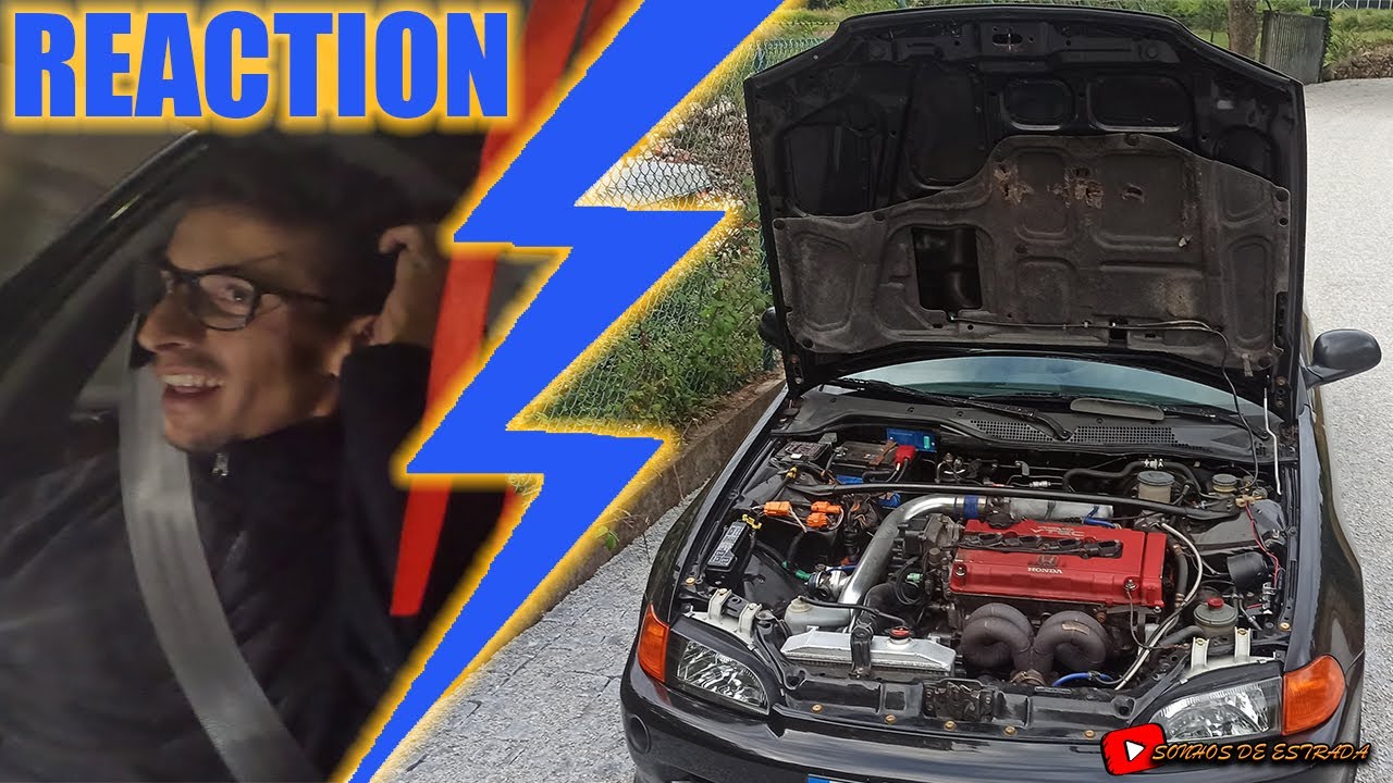 REACTION de um SUBSCRITOR ao HONDA TURBO😱 | SONHOS DE ESTRADA