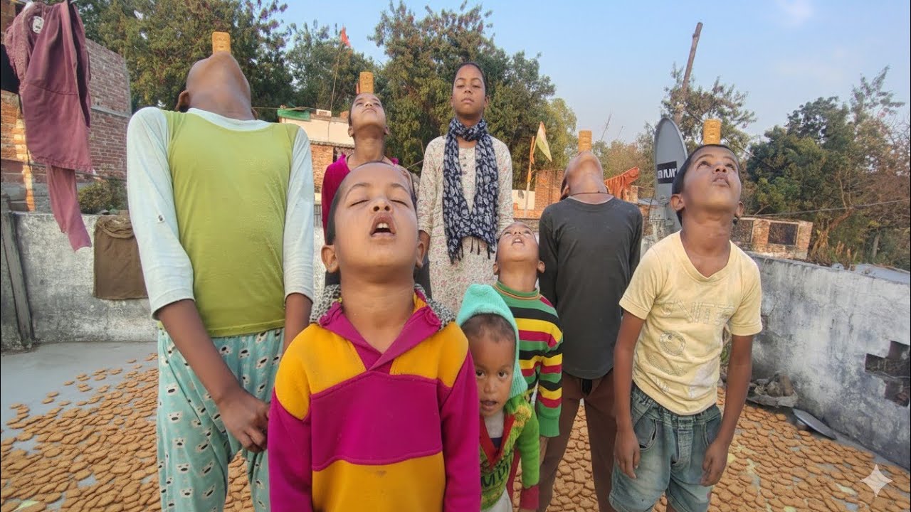 सिर पर रखा बिस्किट बिना हाथ टच किए खाने पर 1000 नगद इनाम 🎁 eating 