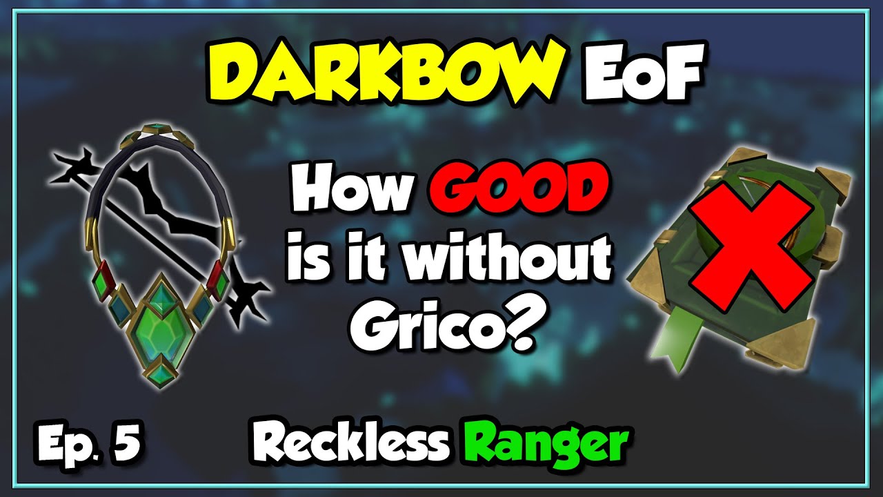 Runescape 3 - Is Darkbow EoF really that GOOD? | Testing Darkbow Eof | No Greater Ricochet (#5)