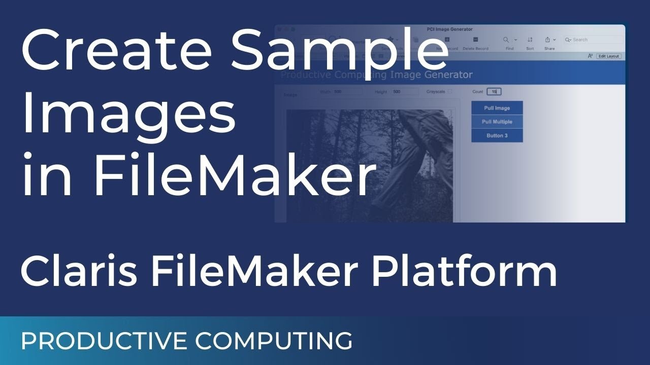Create Sample Images for Your FileMaker Solution - Free FileMaker Demo File