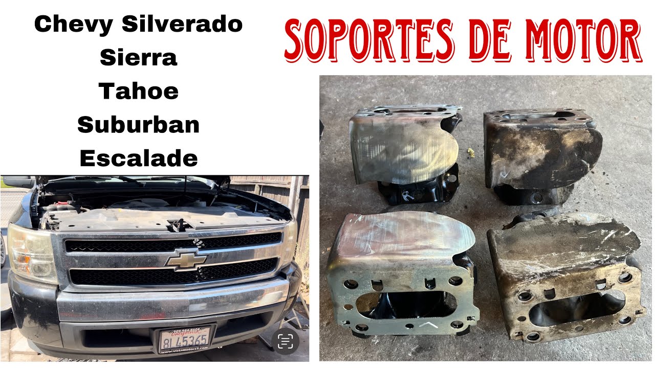 REEMPLAZO DE SOPORTES DE MOTOR CHEVROLET SILVERADO 1500/TAHOE/SUBURBAN/GMC YUKON/SIERRA 2007