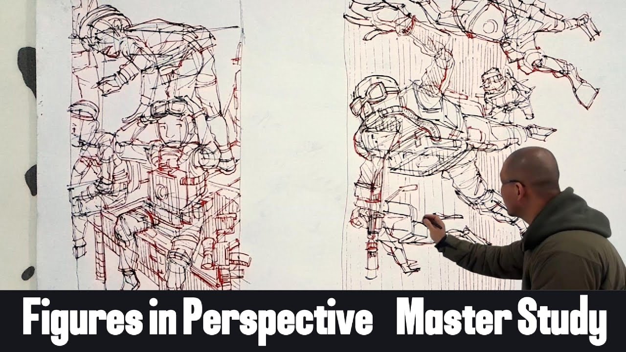Kim Jung Gi - Figures in Perspective Master Study pt 2