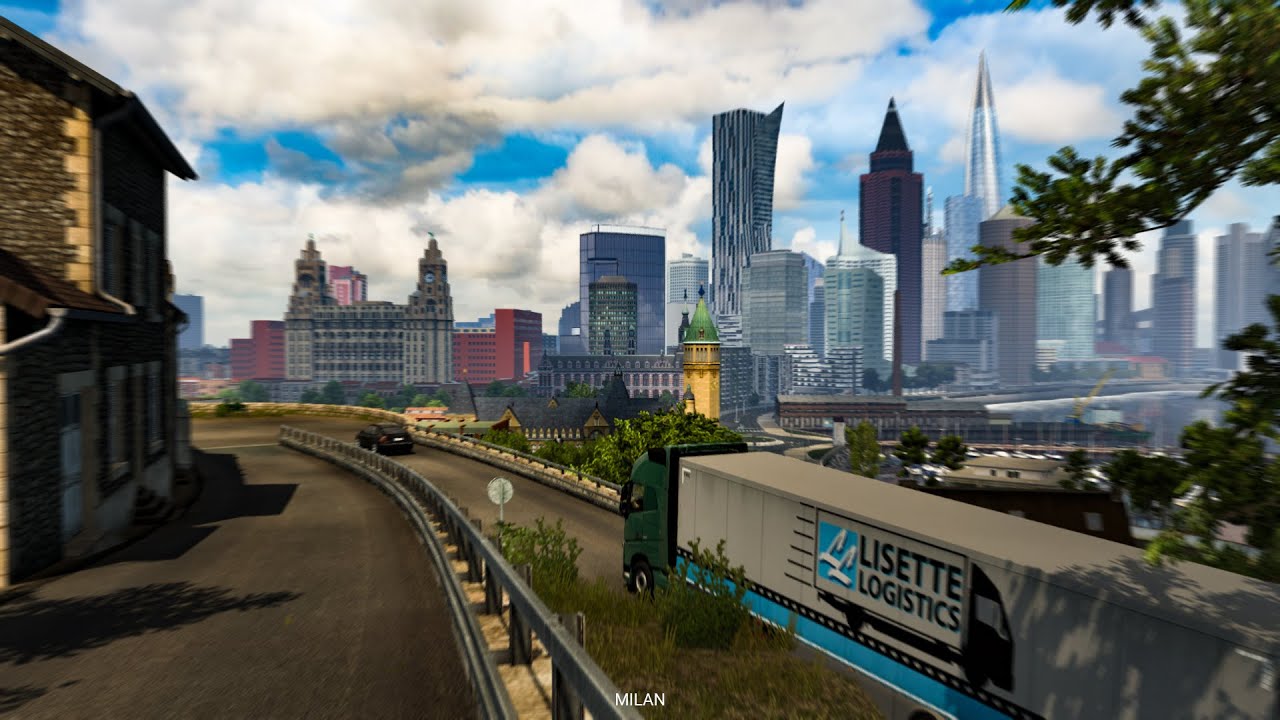 Grand Utopia v1.10 - Euro Truck Simulator 2 Map