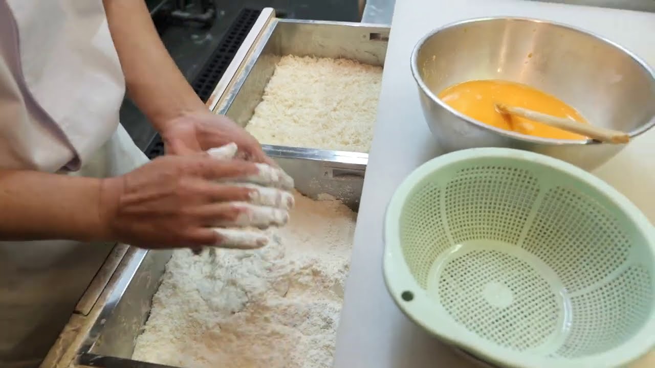 4K Pro【湯島天神下 蘭亭ぽん多の牡蠣フライ】Japanese Fried Oyster