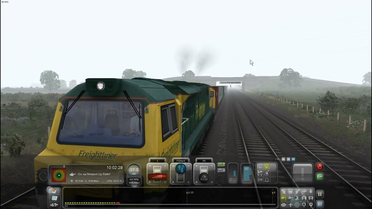 South Wales Main Line -  Class 70 Freightliner