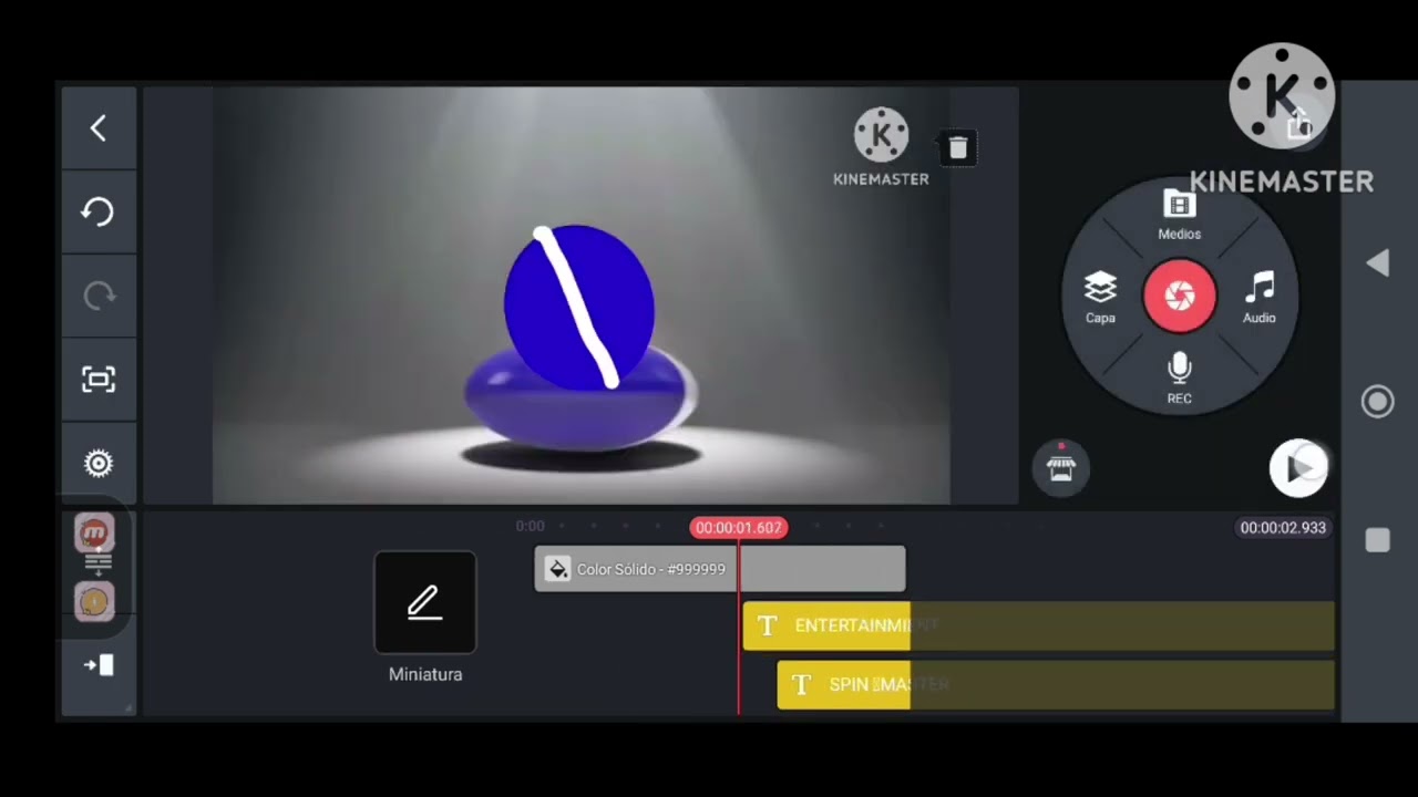 spin master logo remake speedrun kinemaster like ❤️