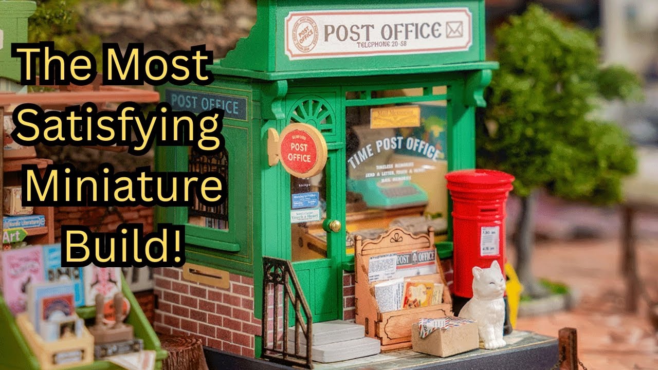 Building the Rolife Century Post Office in 2 Hours | DIY Miniature Kit (DS037)