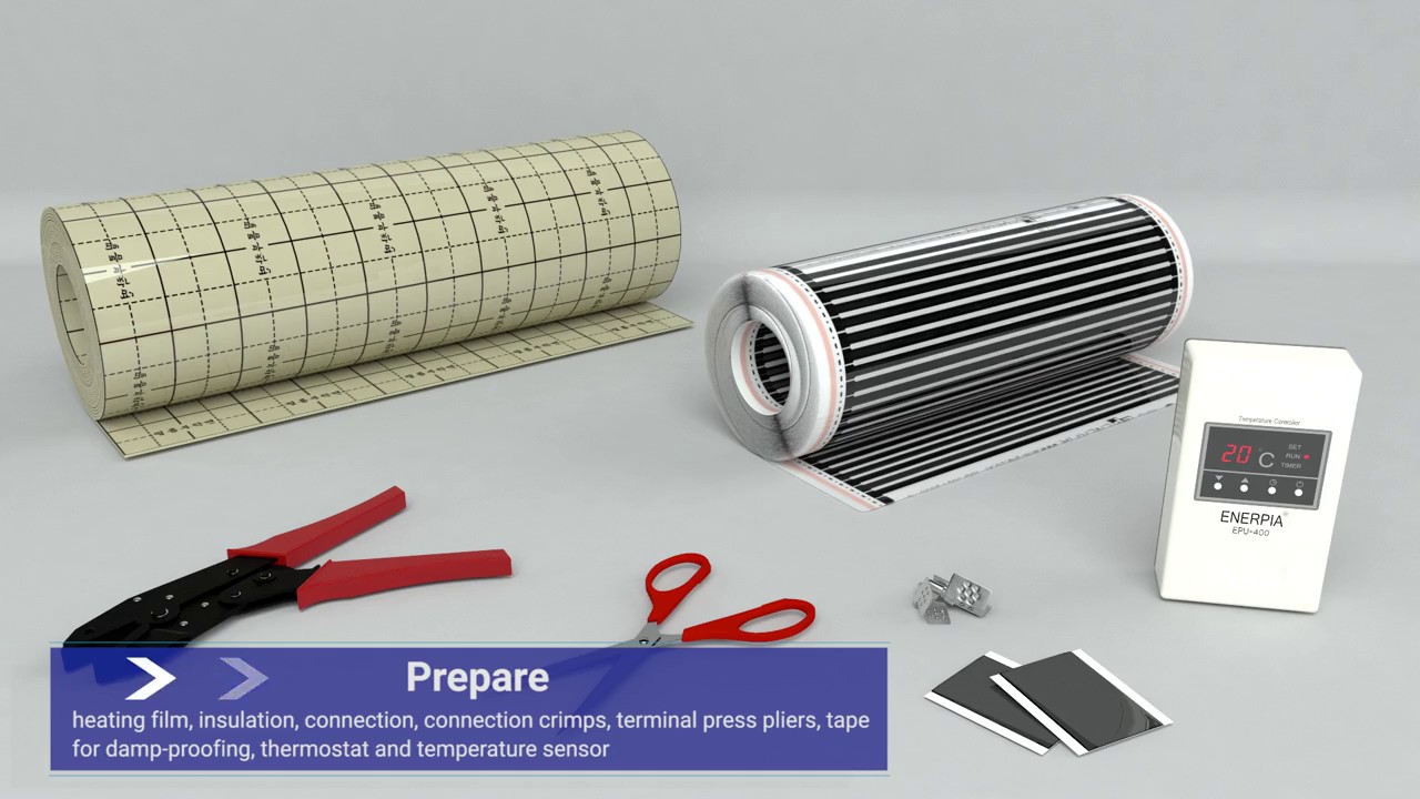 ENERPIA Heating Film Video