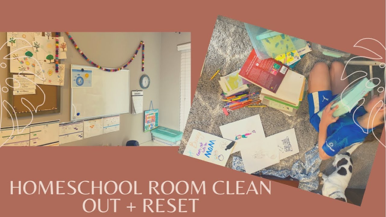 AFTER DARK HOMESCHOOL ROOM CLEAN OUT + MID YEAR REFRESH