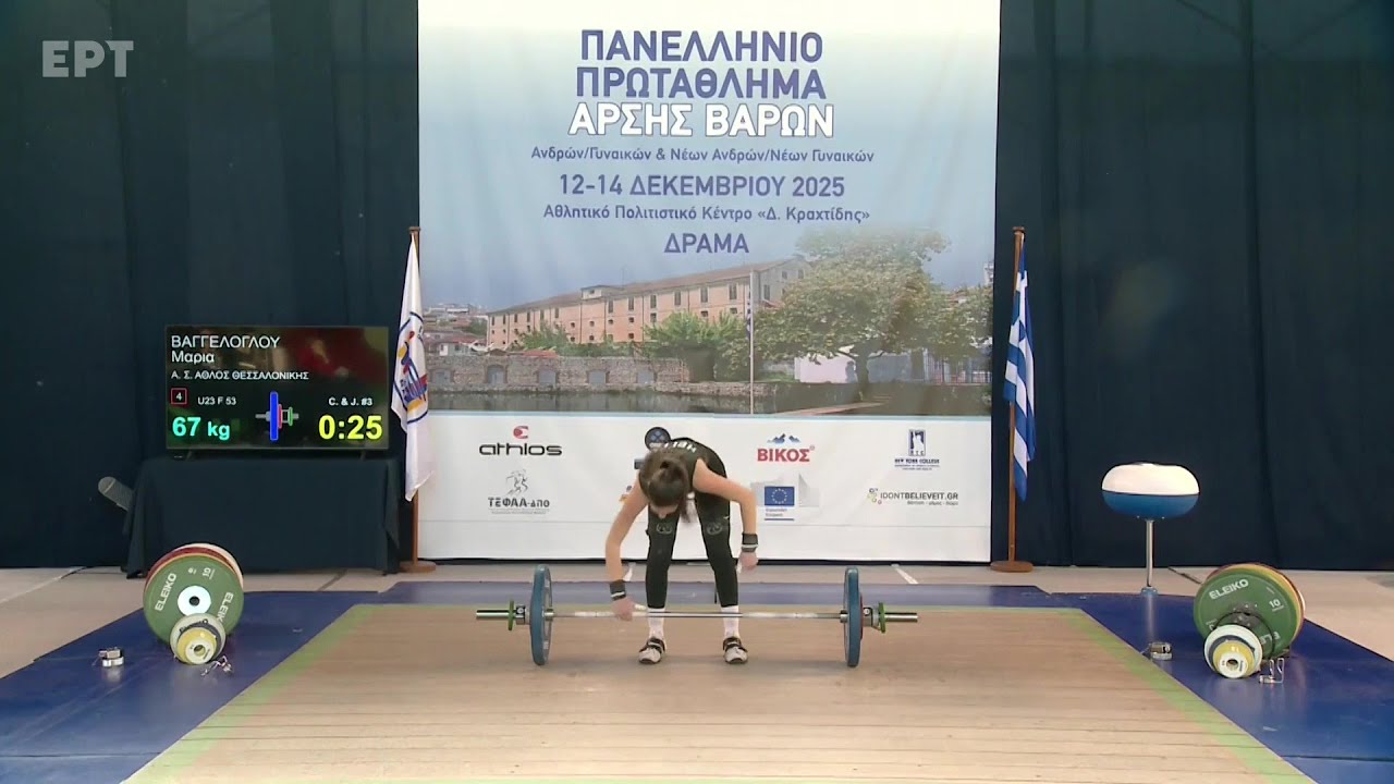 Άρση Βαρών | Πανελλήνιο Πρωτάθλημα 2025 | Αγώνας