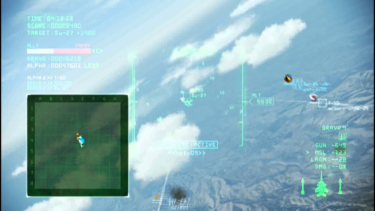 エースコンバットインフィニティ攻略#85-#1 Area B7R Dogfight Battle 蝶使い ACE COMBAT INFINITY