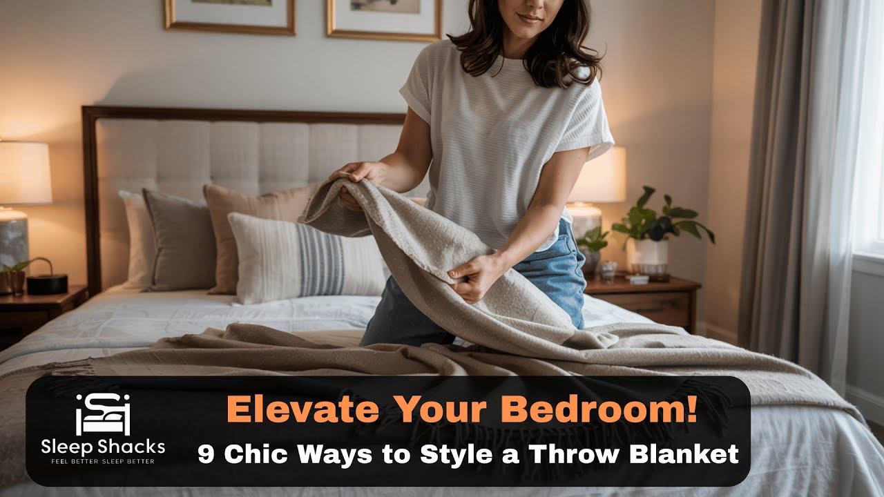 How to style a throw blanket on a bed for a cozy look | Top 9 COZY Throw Blanket Styles on your Bed