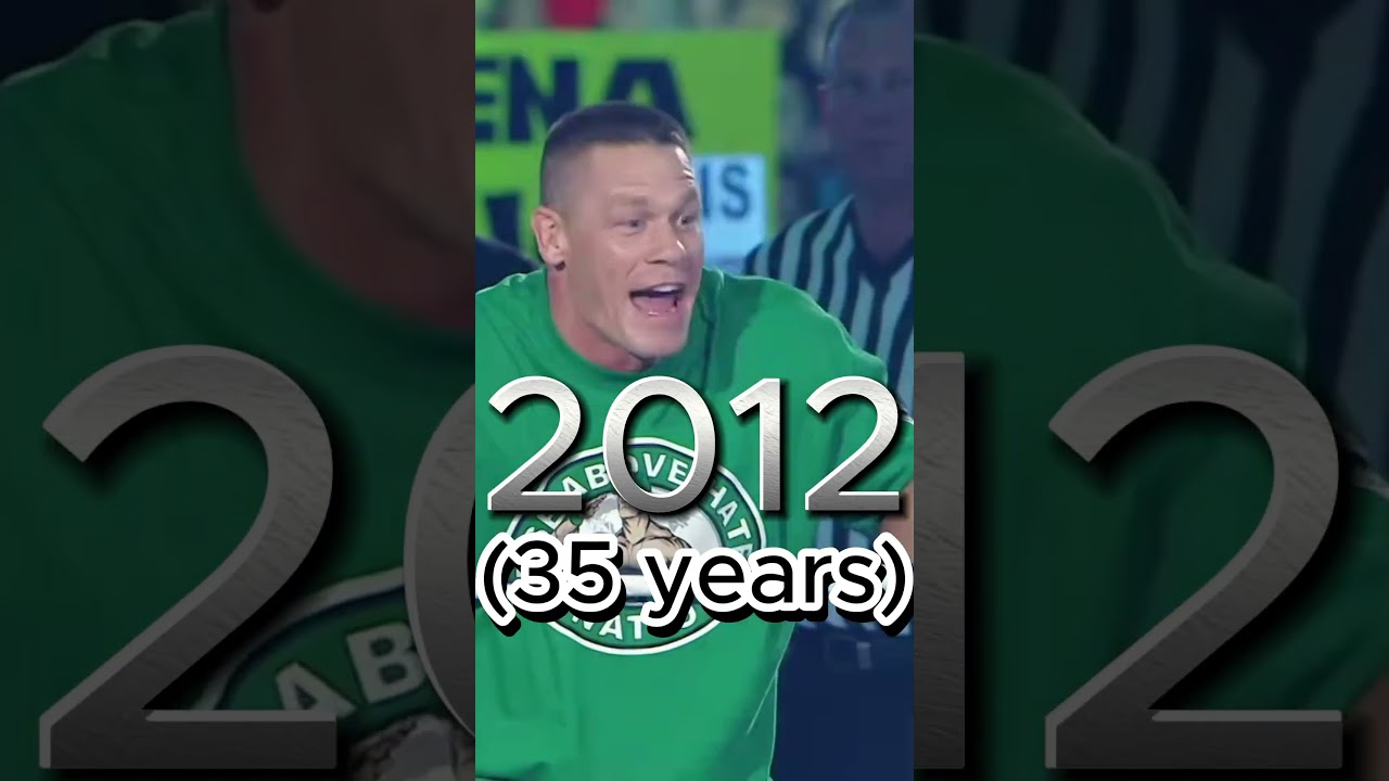 Evolution Of John Cena 1995 To 2025 #wwe #johncena