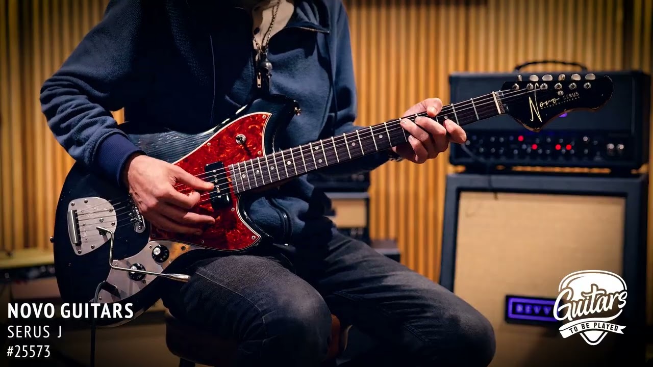 Novo Nucleus Serus J | Fralin P-90s & Mastery Vibrato | #25573