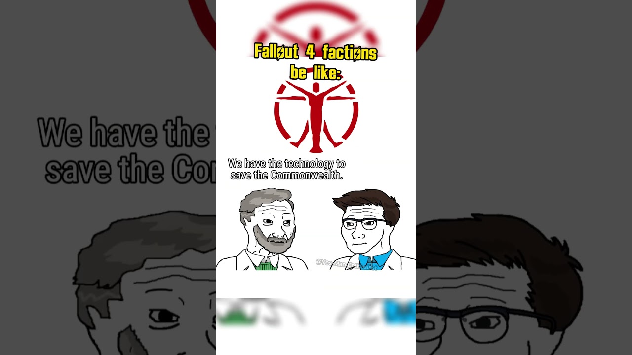 Fallout 4 factions be like: #fallout #memes #shorts