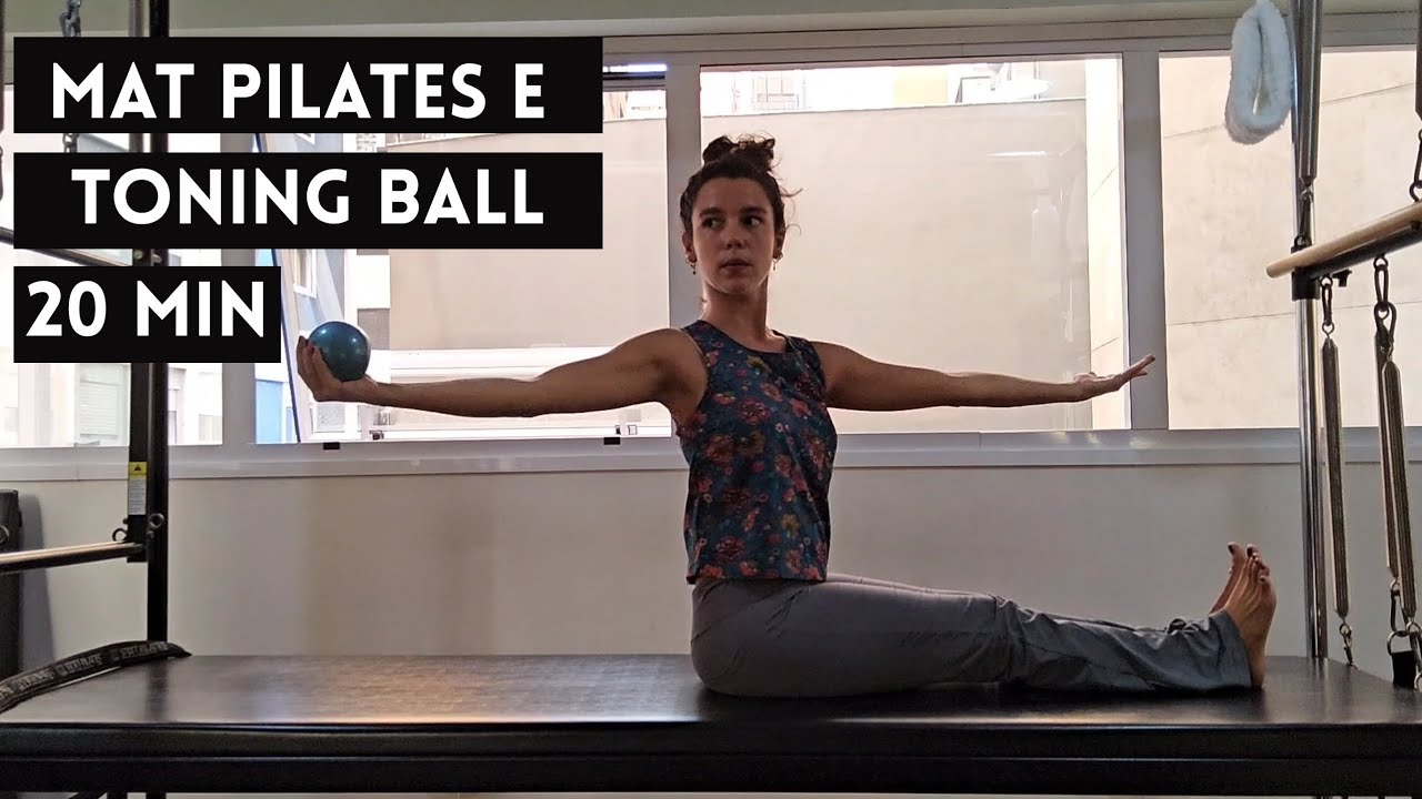 Pilates com Toning Ball | 20 minutos com Foco nos Braços e Abdomen