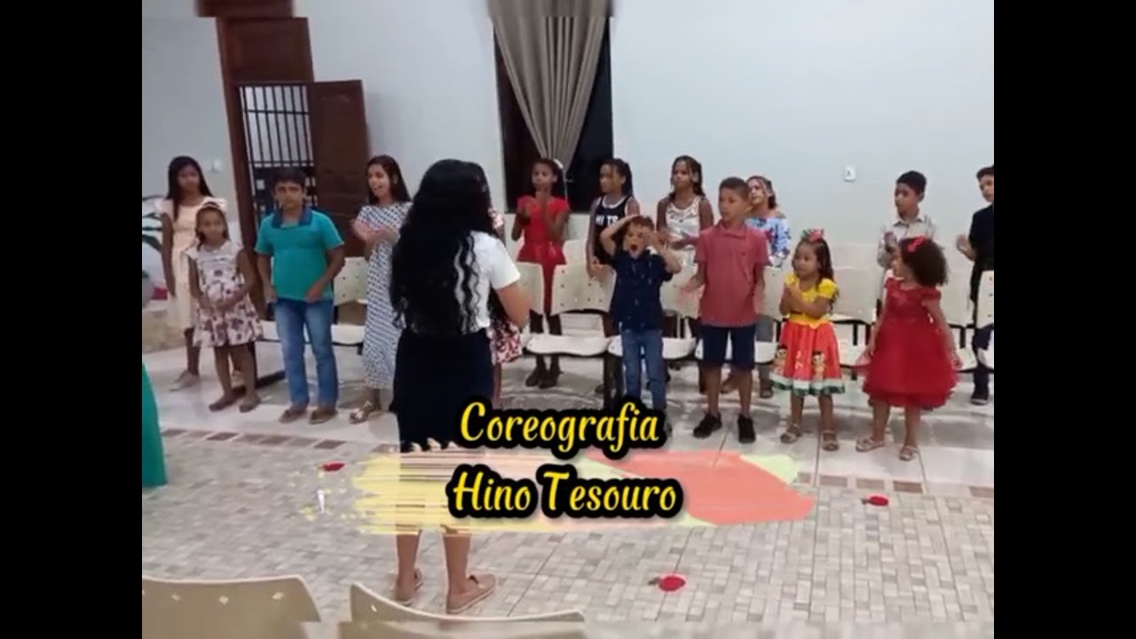 Coreografia Infantil Hino Tesouro 👑 (Vaneyse)