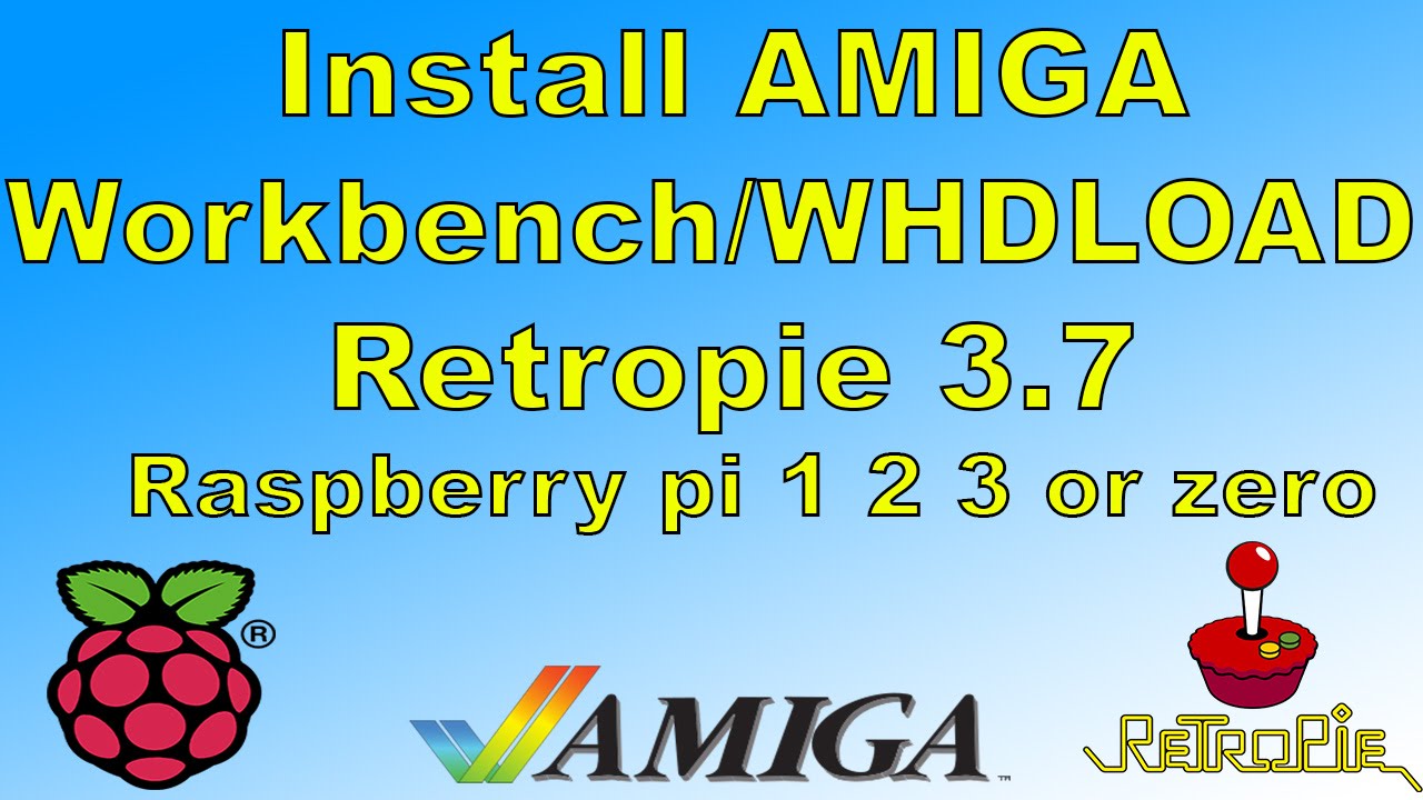 Install AMIGA Workbench in Retropie 3.7 Raspberry pi 1 2 3 or zero WHDLOAD