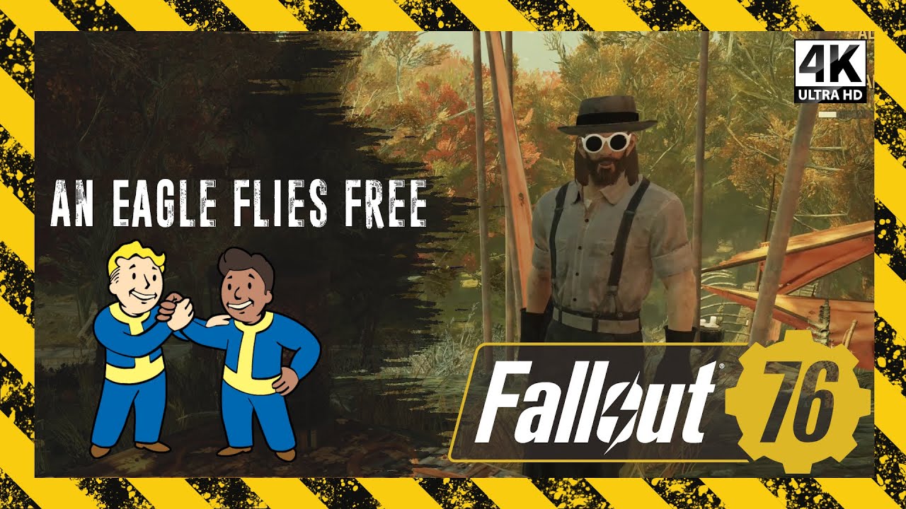 An Eagle Flies Free | Fallout 76 [4K] PC Gameplay | Ally Quest (Beckett) | No Commentary - Ep. 84