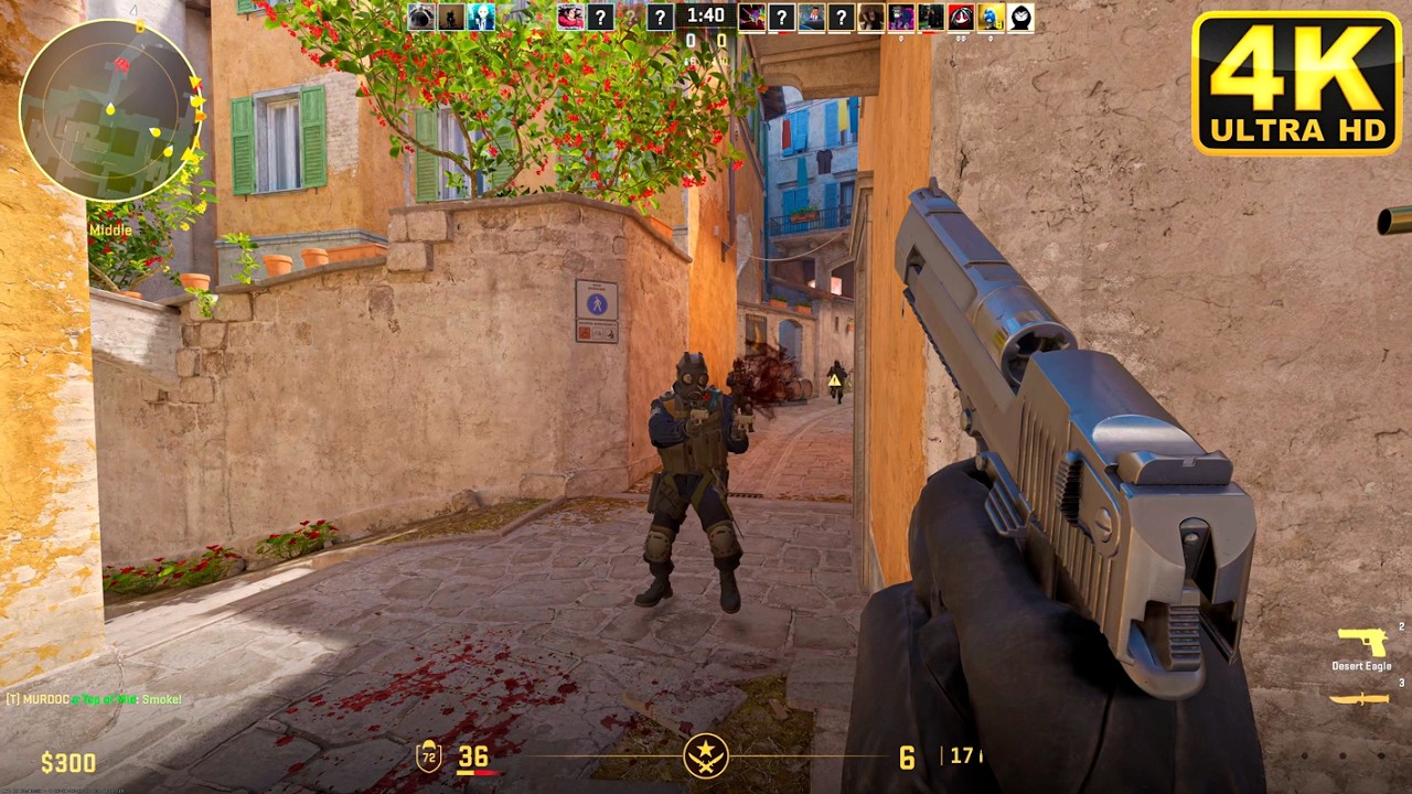 CS2 Gameplay Inferno 4K (No Commentary)