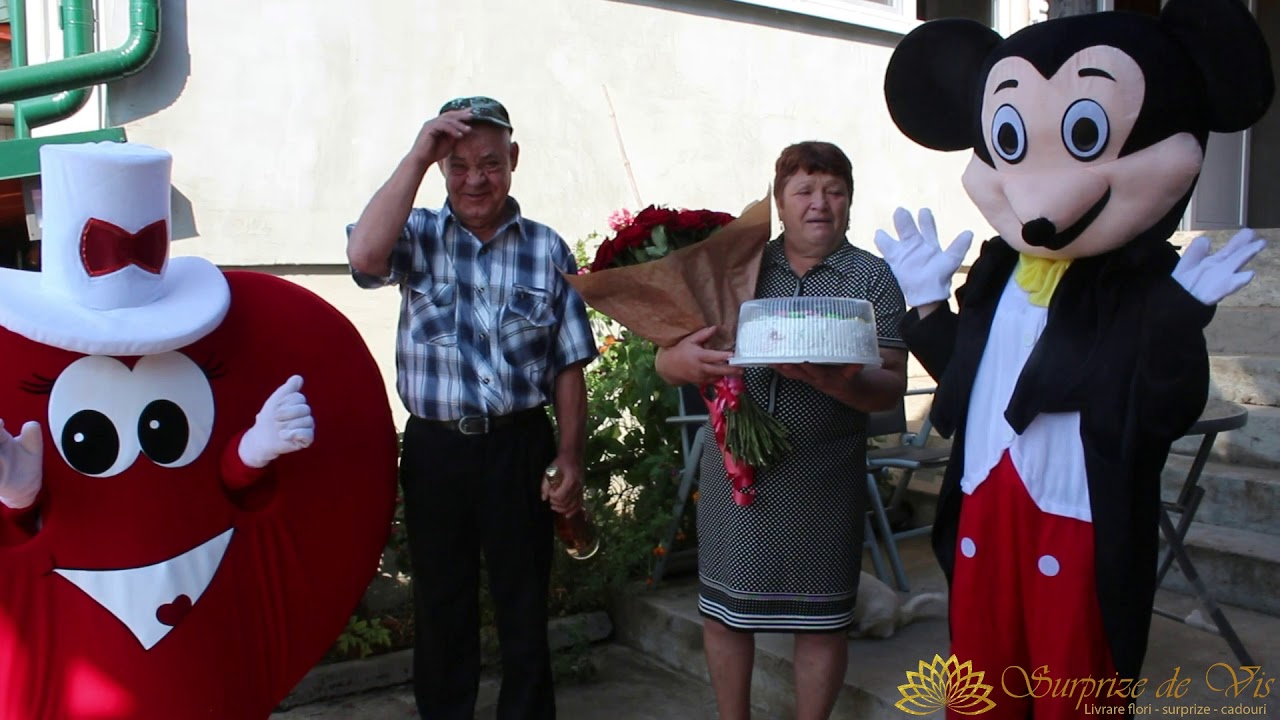 Surpriză neașteptată pentru mama, fiicele au venit de peste hotare pentru ziua ei.