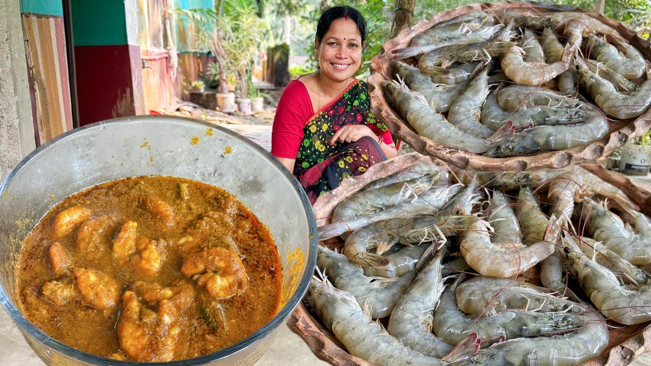 কম সময়ে দুর্দান্ত স্বাদ! চিংড়ি মাছের বাটি চচ্চড়ি রেসিপি | Simple & Tasty Prawn Bati Chochori