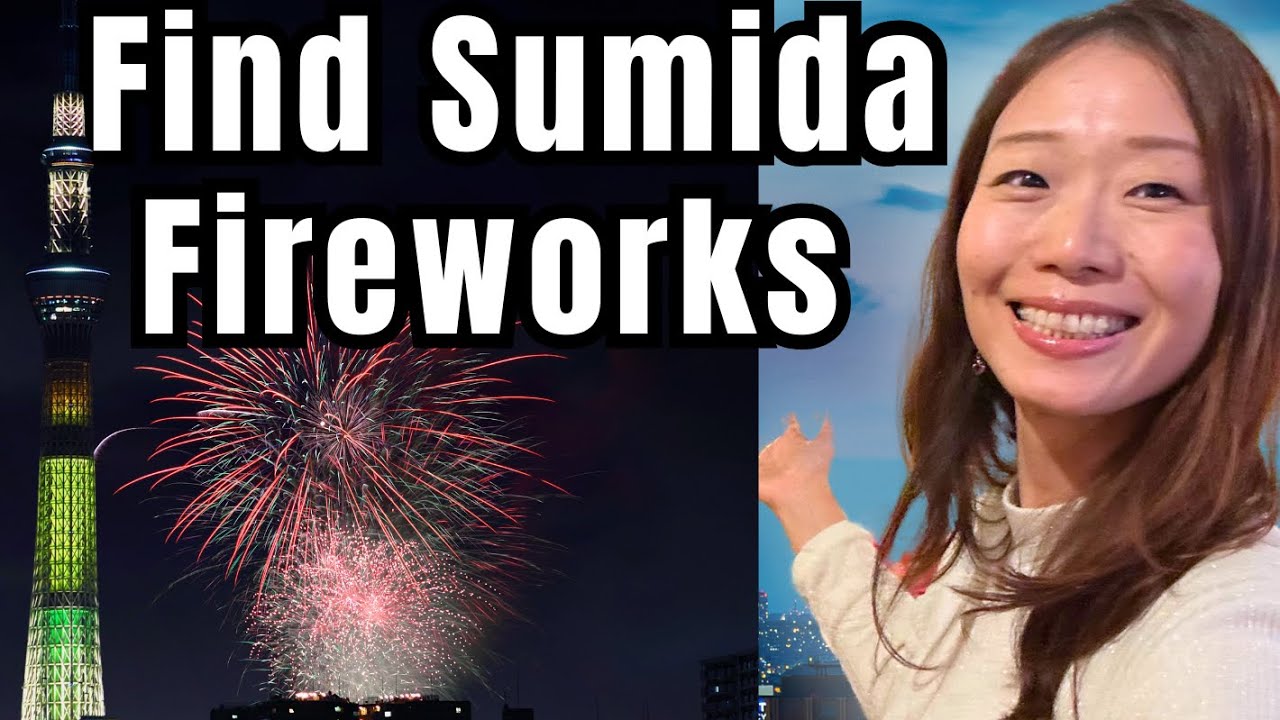 Tokyo Night View & Fireworks 🎆 | 隅田川花火大会 を錦糸町から🎇#sumidariver 