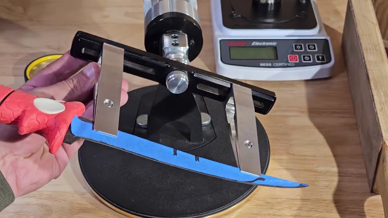Guided Sharpening Razor Edge Bess Test Sharp Check Bubba Blade Filet Knife  @Tsprof