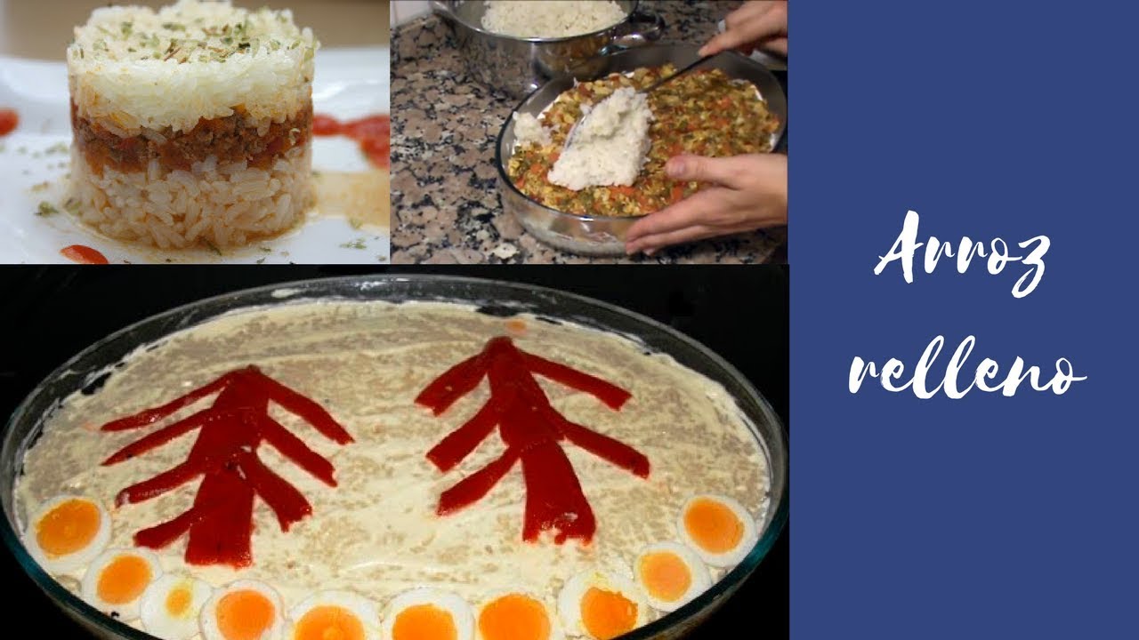 🍚 ARROZ Relleno de POLLO 😋