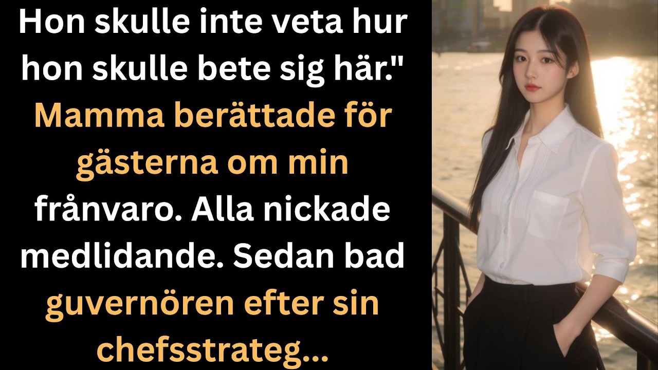 På familjegalan sa mamma Hon är inte redo sedan klev guvernören in