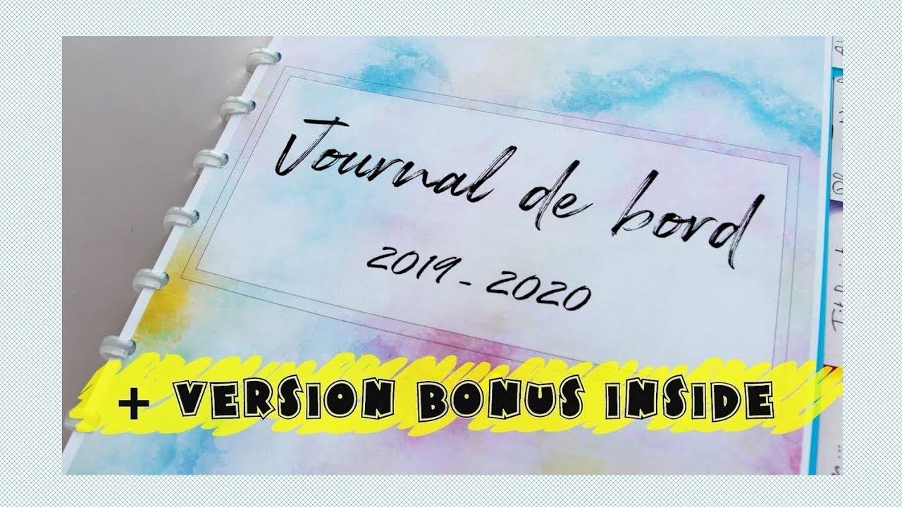 #BackToSchool  | Mon journal de bord enseignant 2019-2020 !