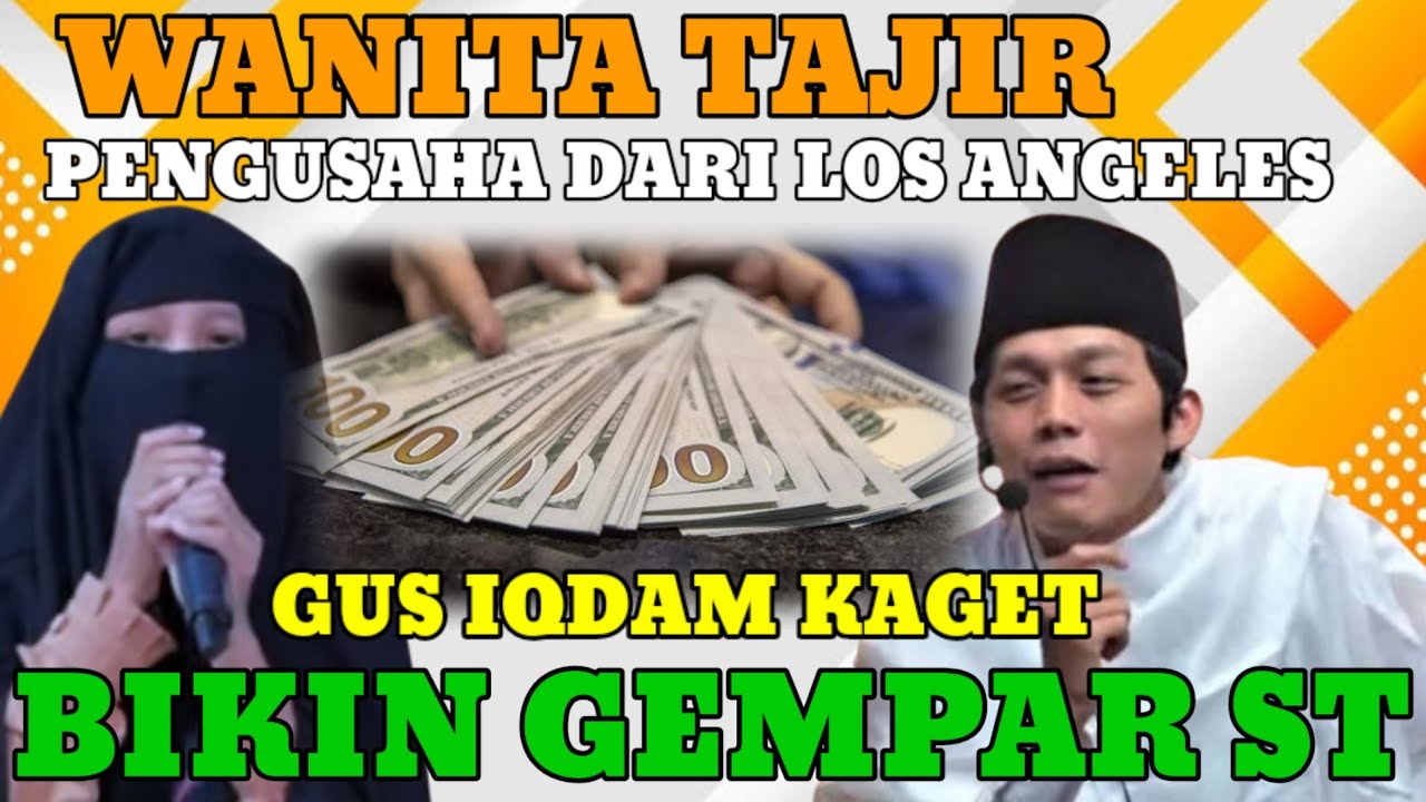Jama'ah Bercadar dari los angeles hadiri pengajian Gus iqdam,bikin Gus iqdam sakit perut.