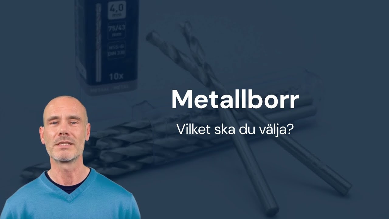 Metallborr - Vilket ska du välja?
