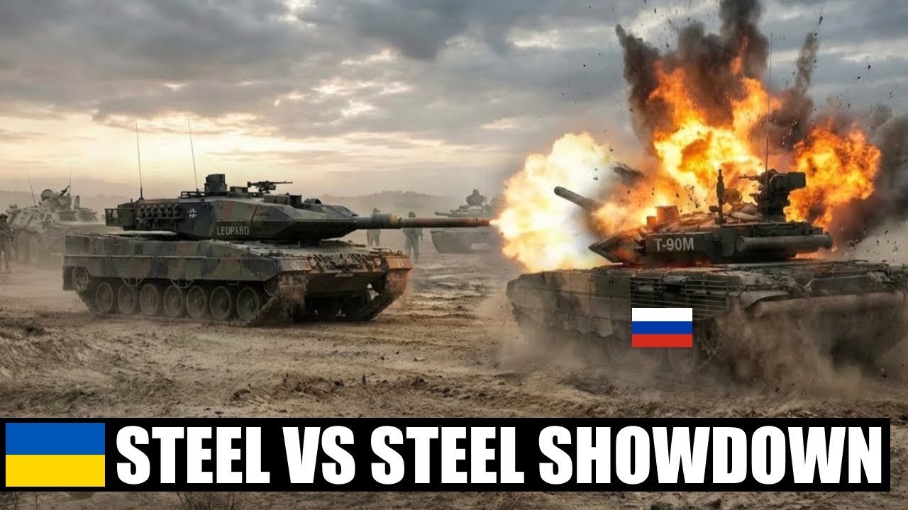 Leopards vs T-90M: First Blood When Western Tanks Met Russian Armor