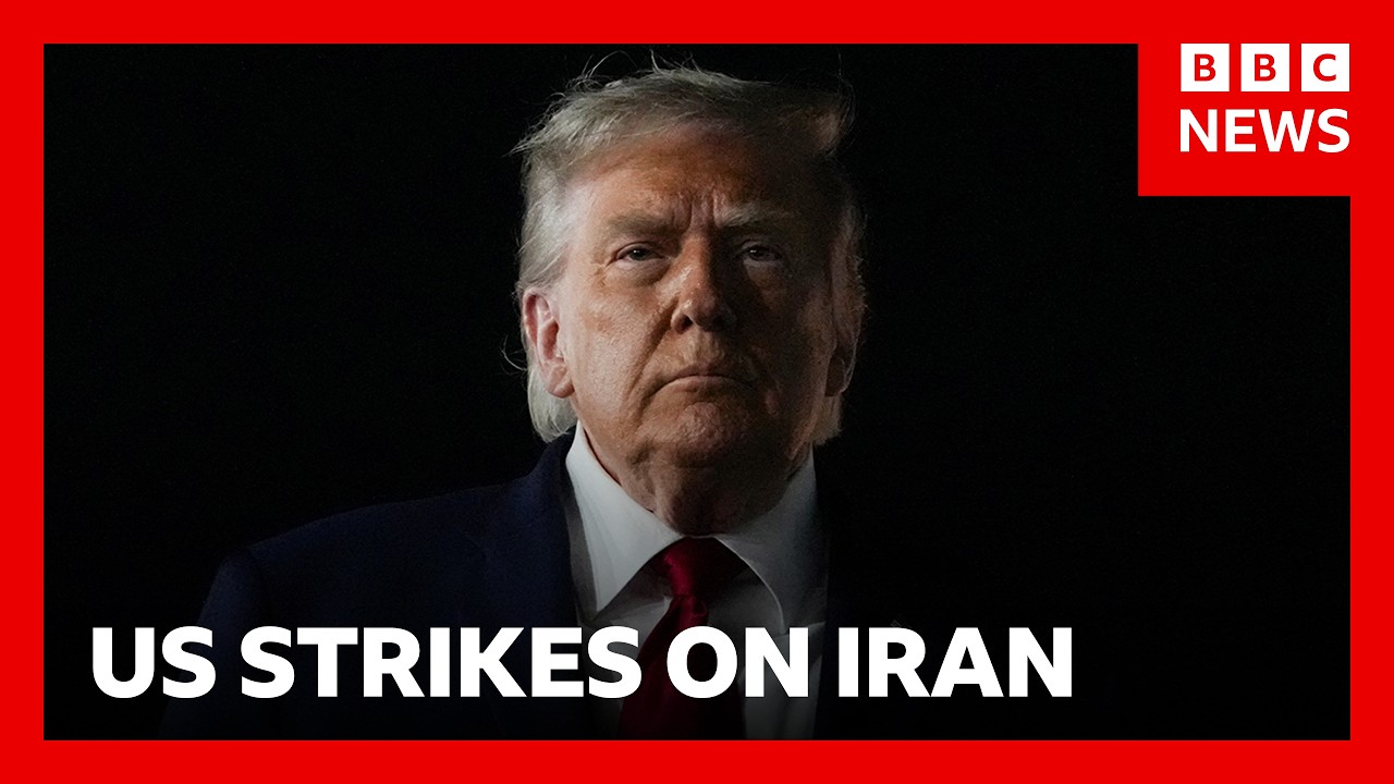 US strikes Iran in response to downing of military helicopter | BBC News