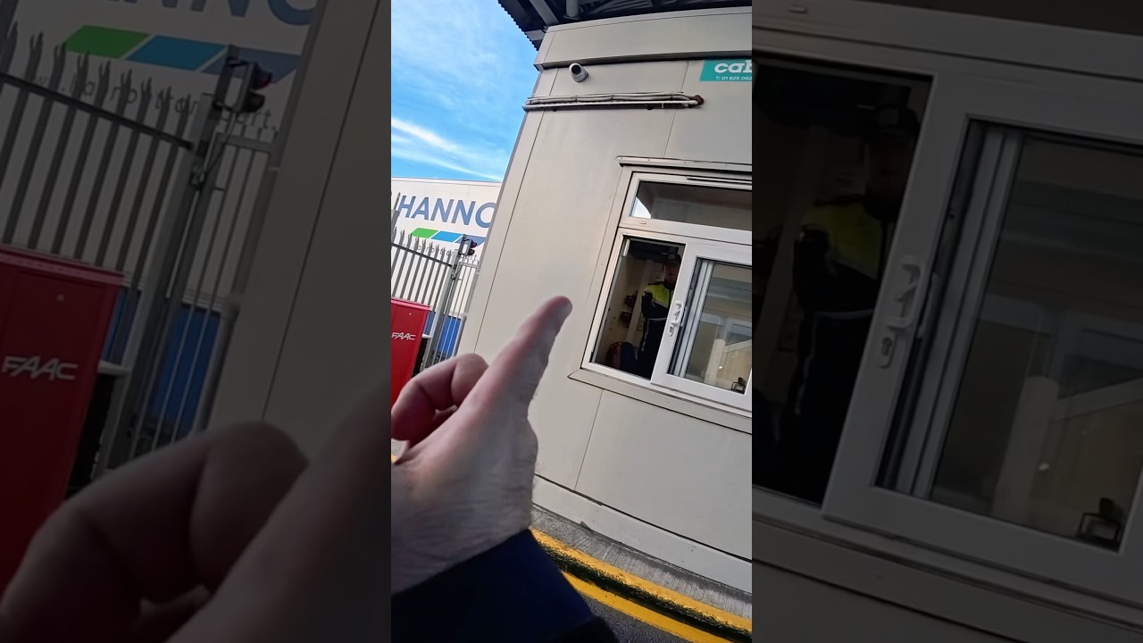 Irish Border Control! #bordercontrol #ireland #dublin #hondacbf #motovlog #motorcycle #moto