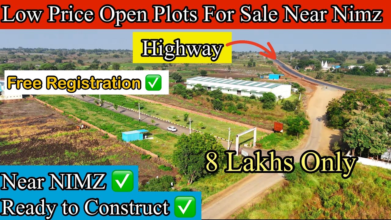 Low Price Open Plots For Sale near NIMZ | Low Price Plots | NIMZ | Zaheerabad | Narayankhed