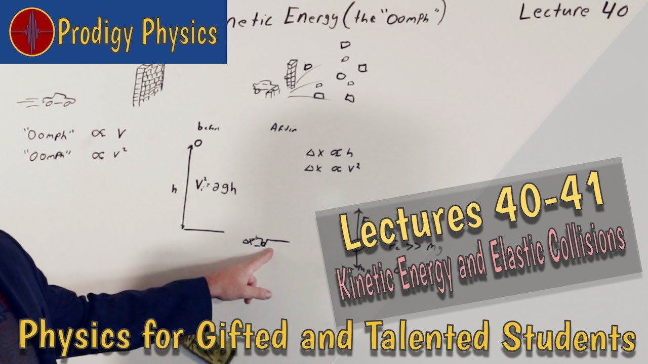 Lectures 40-41: The Physics of Oomph: Kinetic Energy and Elastic Collisions