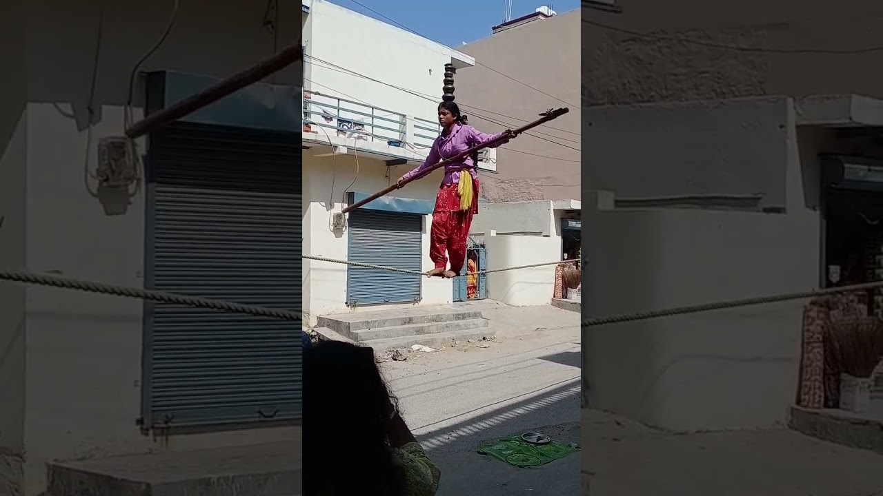 Indian roadside circus #circus #india