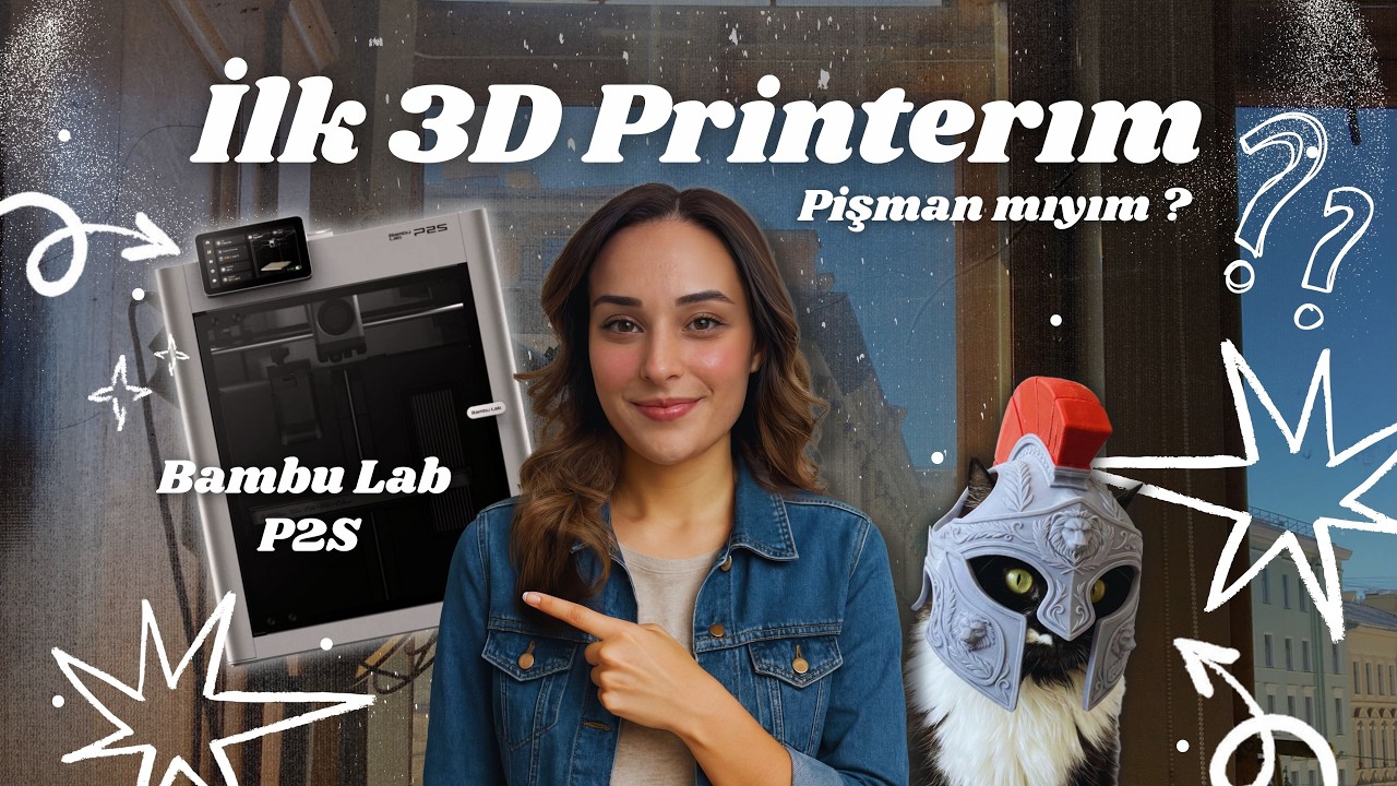 İlk 3D Yazıcımı Aldım - Bambu Lab P2S Kutu Açılışı - Pişman Mı Oldum?