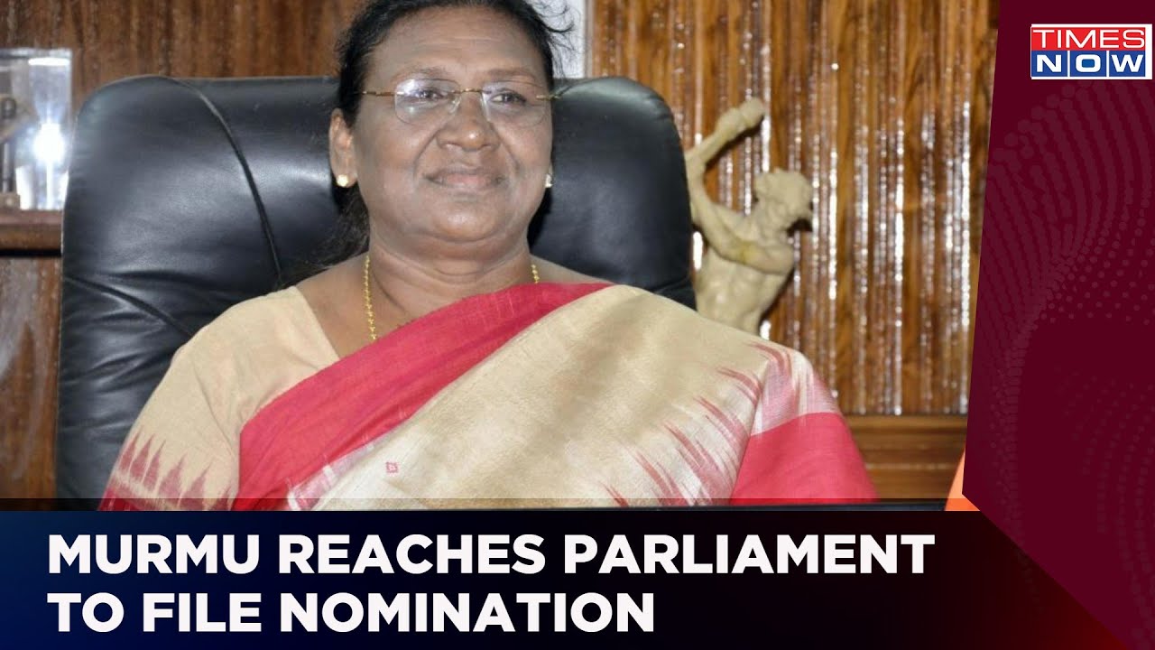NDA Presidential Candidate Draupadi Murmu Files Nomination; Flanked By Top NDA Leaders | Times Now