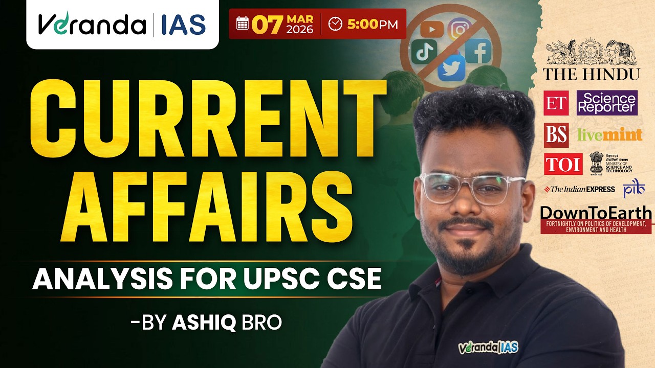 7 March 2026 Current Affairs | Current Affairs Today in Tamil |  Ashiq Bro | Daily Current Affairs