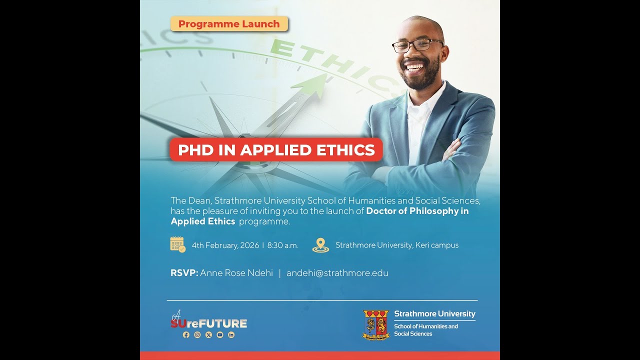 Official Launch of the Phd in Applied Ethics Programme
