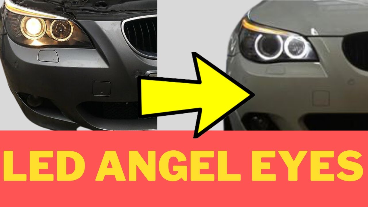 Светодиодные лампы «ангельские глазки» для установки на BMW E60 525I 528I 530I 535I 550I M5