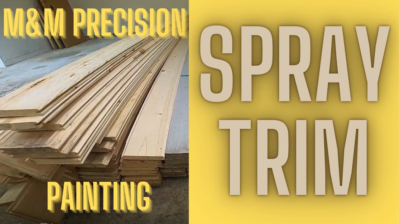 Spraying Trim With Airless