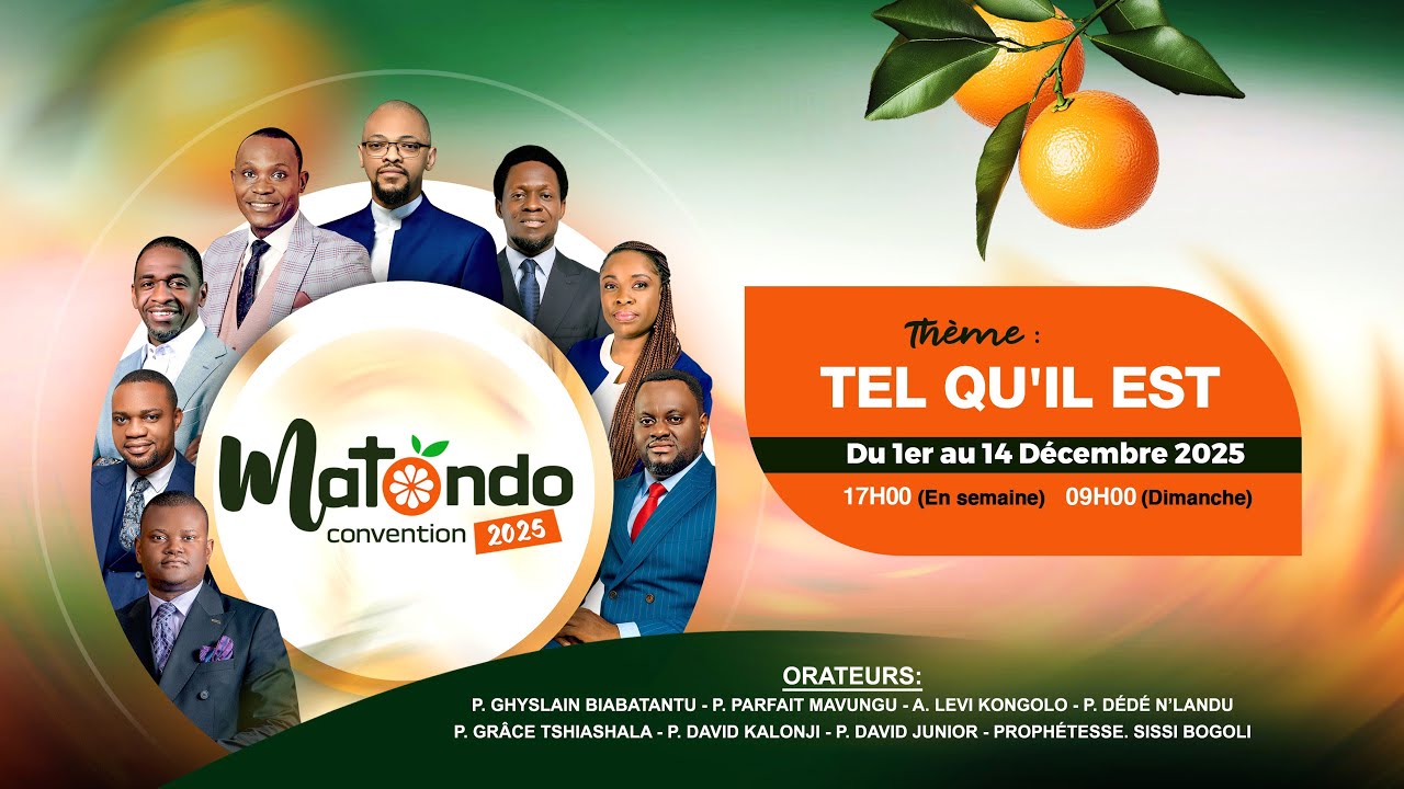 Lundi 01 decembre 2025|MATONDO 205 | APOTRE LEVI KONGOLO